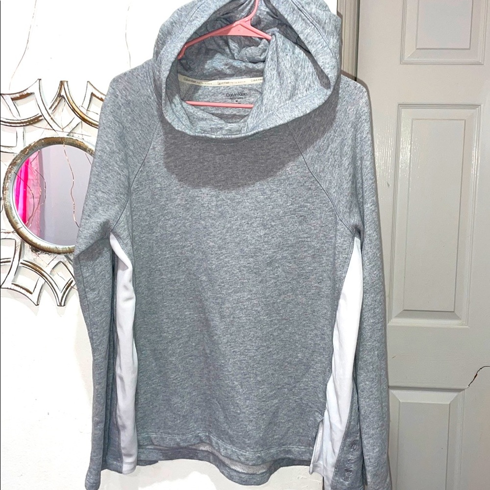 Calvin Klein Grey Performance Slip-on Hoodie